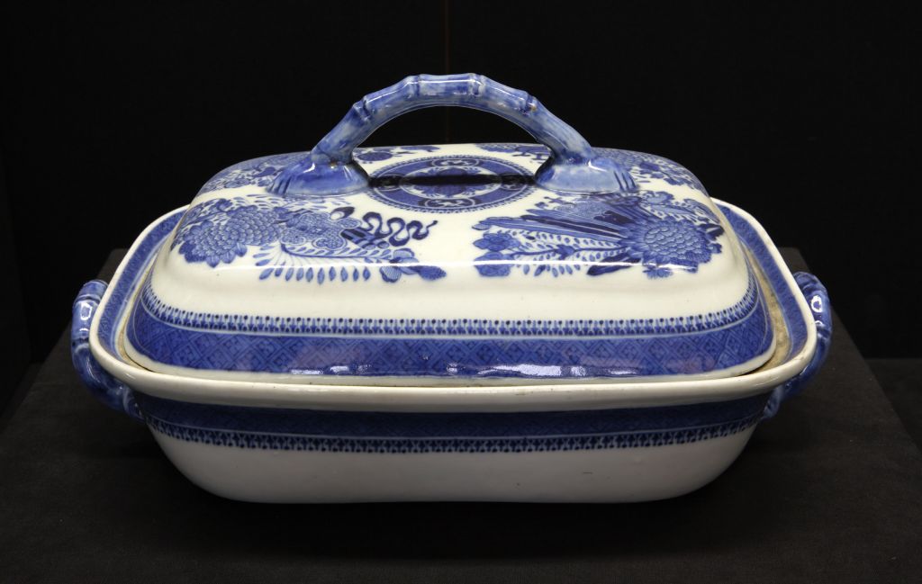 图片[1]-Blue and white food box-China Archive